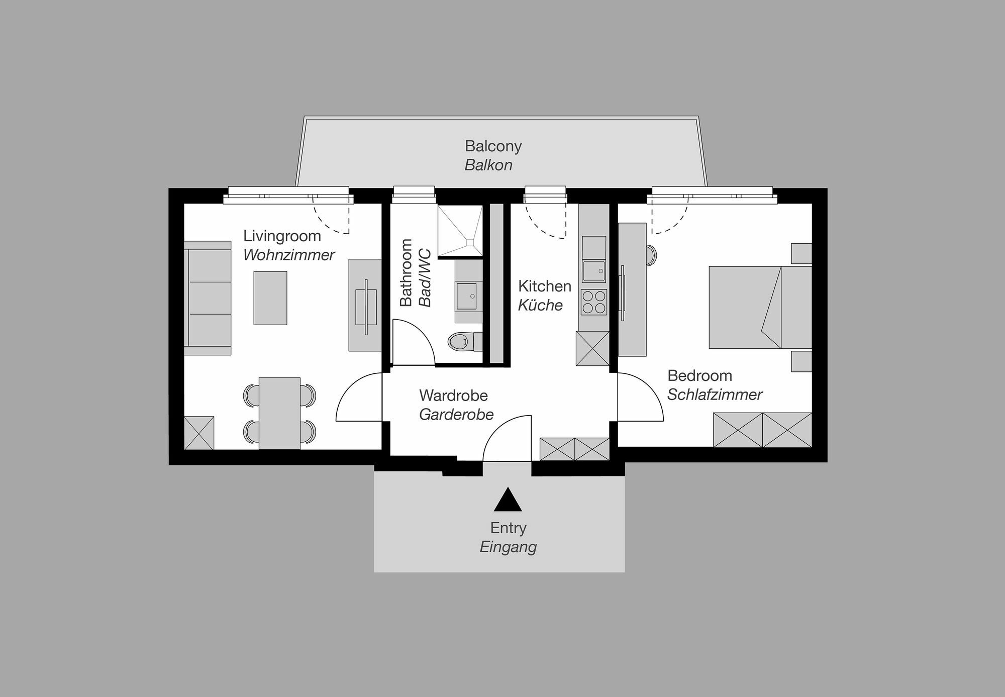 City Stay - Lindenstrasse Zürich Eksteriør bilde